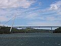 View of the bridge from the Tamar River