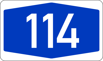 File:Bundesautobahn 114 number.svg