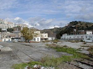 The abandoned freight depot