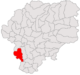 Location in Bistrița-Năsăud County