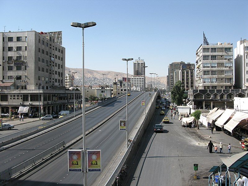 File:Damascus, Syria, Highway.jpg