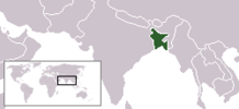 Location on the world map