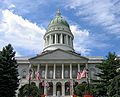 The Maine State House in Augusta. Designed by Charles Bulfinch, it was completed in 1832.