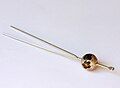 A modern hairpin earpick (mimikaki kanzashi)