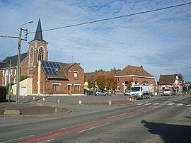 The centre of Neuve-Chapelle