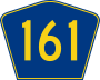 Highway 161 marker