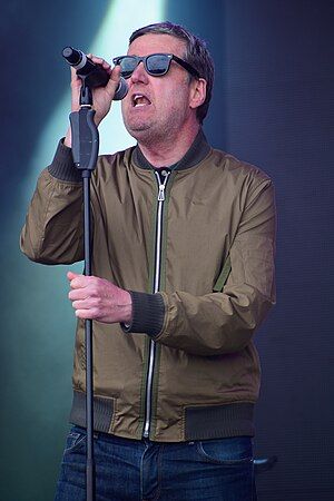 Peter Hooton performing live at Let's Rock Liverpool, 31 July 2021. Photograph by Andrew D. Hurley