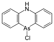 Structural formula of adamsite