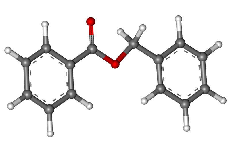 File:Benzyl benzoate ball-and-stick.png