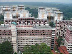 HDB blocks at Boon Lay Place