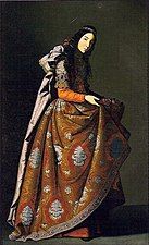 Saint Casilda, by Francisco de Zurbarán