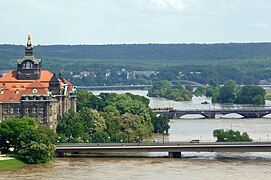 Dresden under water in June 2013