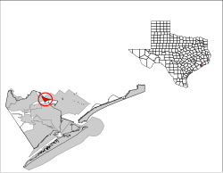 Location of Bacliff, Texas