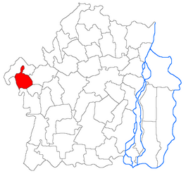 Location in Brăila County