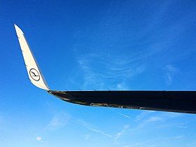 Airbus A320 sharklet (blended winglet)