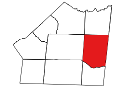 Location of Marshville Township in Union County