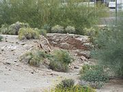 More ruins of the abandoned Joint Head Dam.