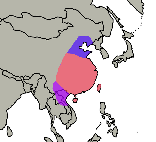 File:Pycnonotus sinensis distribution.png