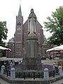 Statue in front of Sint Martinus Church, Sint-Oedenrode