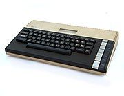 Atari 800XL sitting at a slight angle