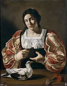 Woman with a Dove