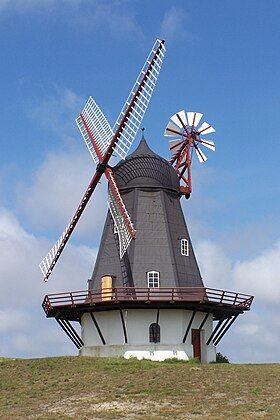 Windmill in Sønderho, Fanø, Denmark