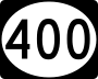 Highway 400 marker