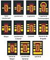 Doctor Ranks of the medical component.