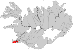 Location of Grindavíkurbær