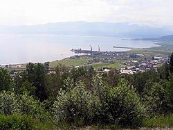 Kultuk as seen from the Trans-Siberian Railway