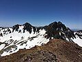 Mount Moss (left) and Lavender Peak (right) viewed from Centennial Peak