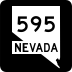 State Route 595 marker