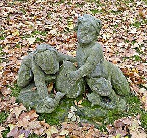 Baroque Group of Putti in the Kurpark