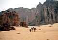 Sandstone rocks and cliffs