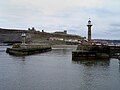 Whitby's Twin Piers