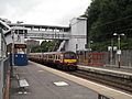 A Class 320 at Dalmuir with a train towards Glasgow via Yoker