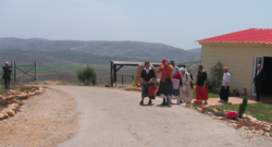 Israeli settlers in Ahiya