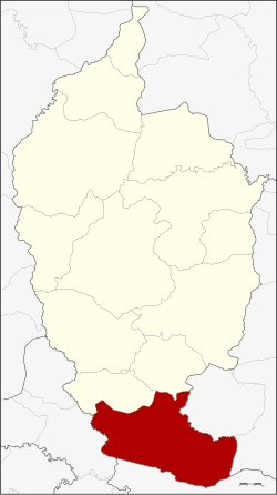 District location in Maha Sarakham province