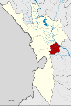 District location in Tak province