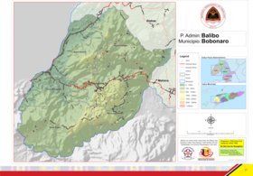 Official map of the Administrative post