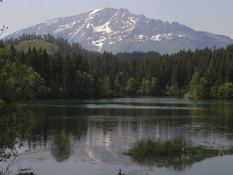 File:Erlaufstausee 1Oetscher.jpg