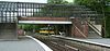 The bridge at the north end of the U-Bahn station Kellinghusenstraße in 2006