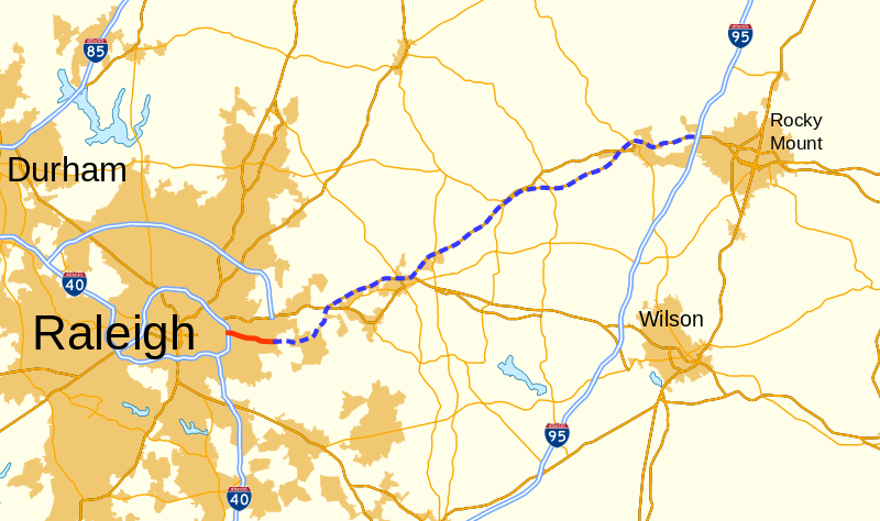 File:I-495 NC map.svg