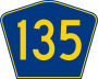 Highway 135 marker