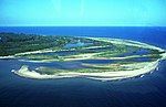 Aerial view of Gull Point in Presque Isle State Park