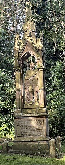 Image of gravestone at St Mary’s, Whickham, Gateshead