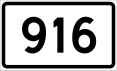 County Road 916 shield