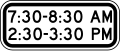 S4-1P Times of day (plaque)