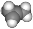 van der Waals model of cyclopropene