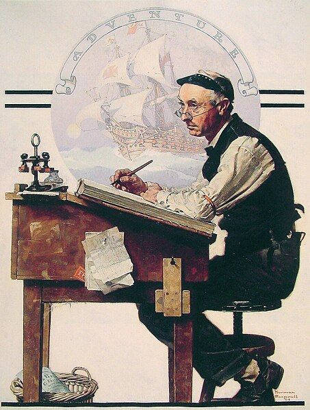 File:Norman-Rockwell-Daydreaming-bookeeper-adventure-1924.jpg